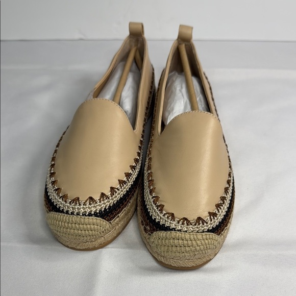 Chico's Tan Espadrille Flats with Jute Sole - Picture 2 of 8